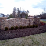 Stone Entry Sign - Masonry and Concrete Services by PSI in Washington DC Metro Area