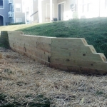 Retaining Wall Done by PSI for Drainage and Stormwater Management Systems in Virginia & Washington DC Metro Areas