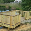 Wooden Lake Deck- by PSI Property Services in Virginia and Washington DC Metro Areas