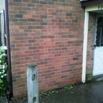 Brick Wall After Commercial Power Washing Done by PSI in Washington DC Metro Areas