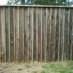  Wood Fence Before Commercial Power Washing Done By PSI in Washington DC Metro Areas 