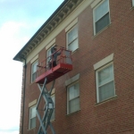  Brick Building Commercial Power Washing Done By PSI in Washington DC Metro Areas.