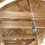 Wooden Rafters- Commercial Power Washing Done in Washington DC Metro Areas.